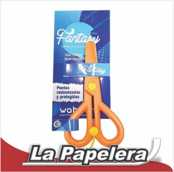 TIJERA 12cm PLASTICA ALEPH-FANTASY MINI P/NIÑOS (5542)