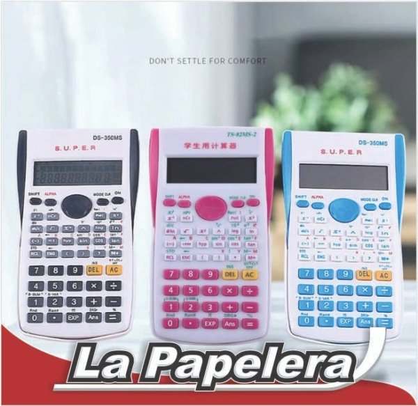CALCULADORA MOTEX CIENTIFICA KK-82MS BLANCA+CELESTE (5653)