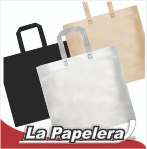 BOLSO FRISELINA CON ASAS 30X30 LISA (BLANCO NEGRO BEIGE) (5761)