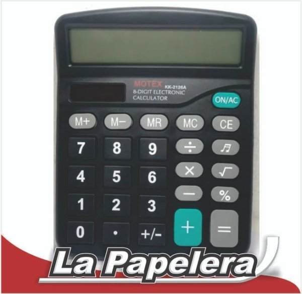 CALCULADORA MOTEX 8 DIGITOS KK-2126A (5809)