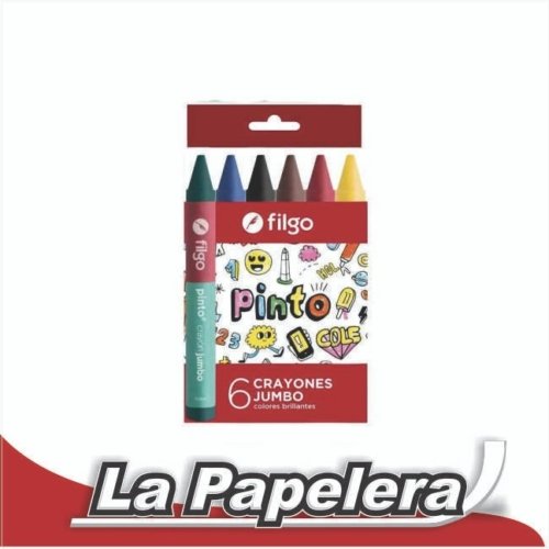 CRAYONES FILGO ESCOLARES JUMBO X 6 (5812)