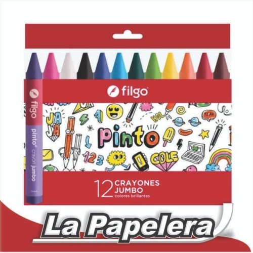 CRAYONES FILGO ESCOLARES JUMBO X 12 (5813)