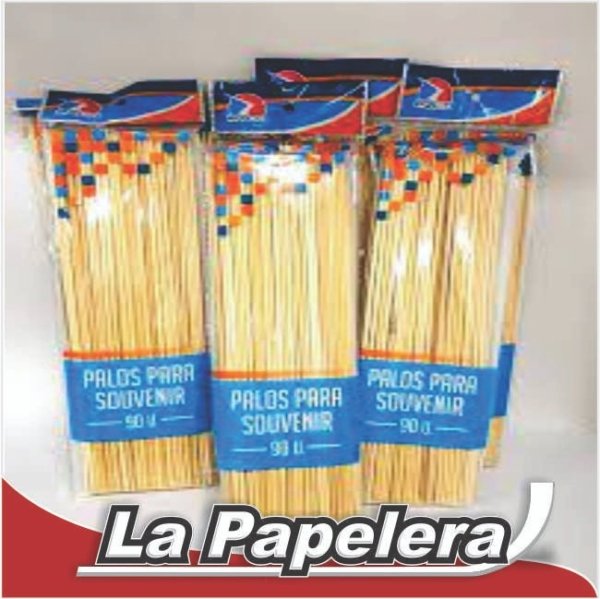 PALITOS BROCHET 25CM X 50 UNIDAD EZCO (5845)