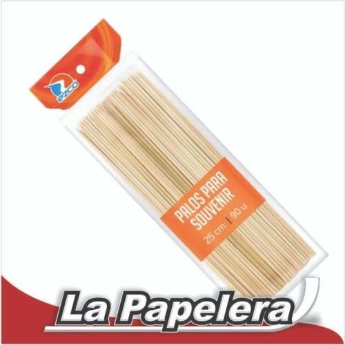 PALITOS BROCHET 25CM X 90 UNIDAD EZCO (5846)