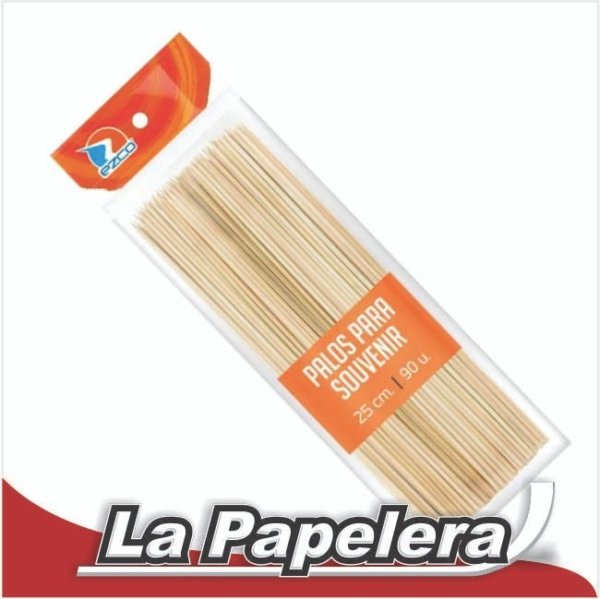 PALITOS BROCHET 25CM X 90 UNIDAD EZCO (5846)