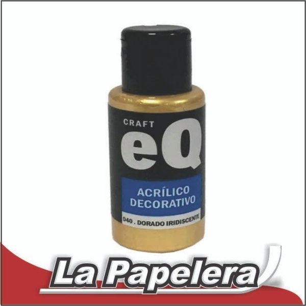 ACRILICO EQ 150ML 040 DORADO IRIDISENTE (5877)
