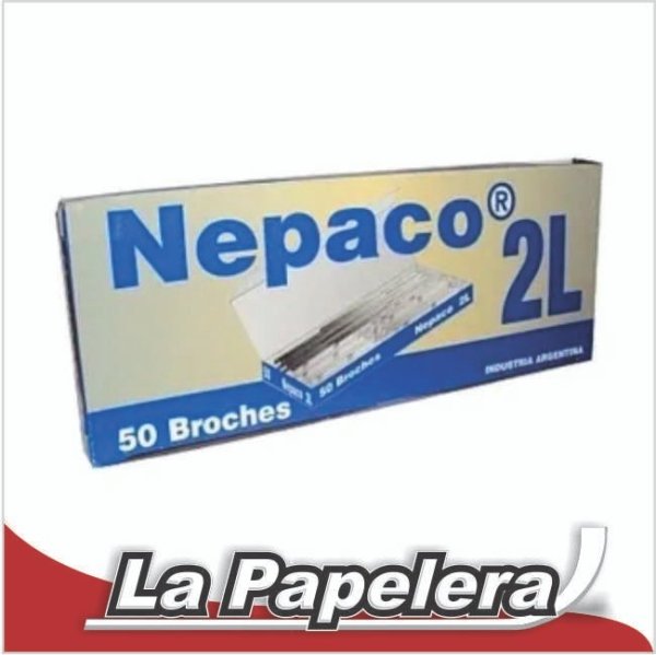 BROCHE NEPACO METALICO N°2L X 50 U. BROPACO (5884)