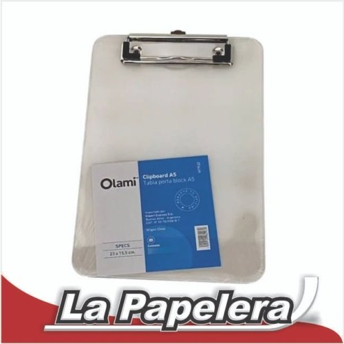 PORTABLOCK A5 PLASTICA 23X15.5CM OLAMI (5898)