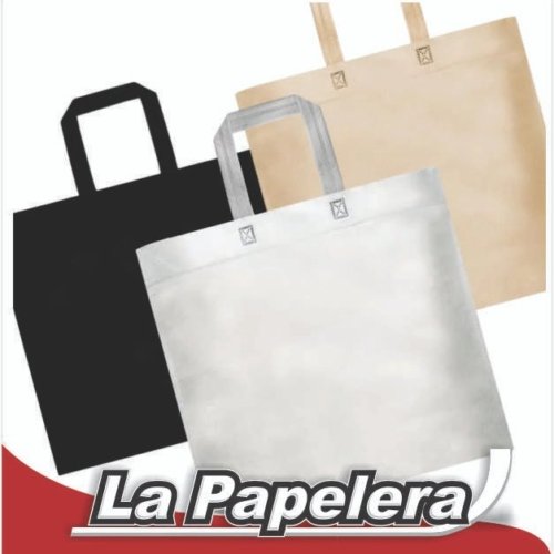 BOLSO FRISELINA CON ASAS 60X50 LISA (BLANCO NEGRO BEIGE) (6012)