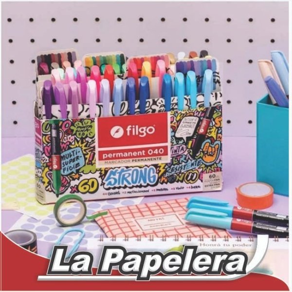 FIBRON FILGO PERMANENTE PUNTA FINA 040 VERDE PASTEL (6119)