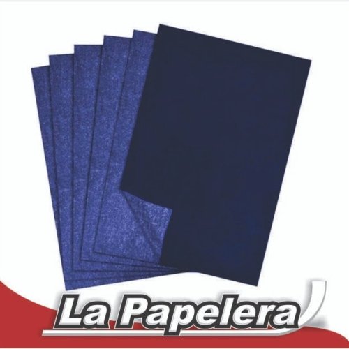 PAPEL CARBONICO FILM X HOJA OFICIO AZUL IBI (6307)