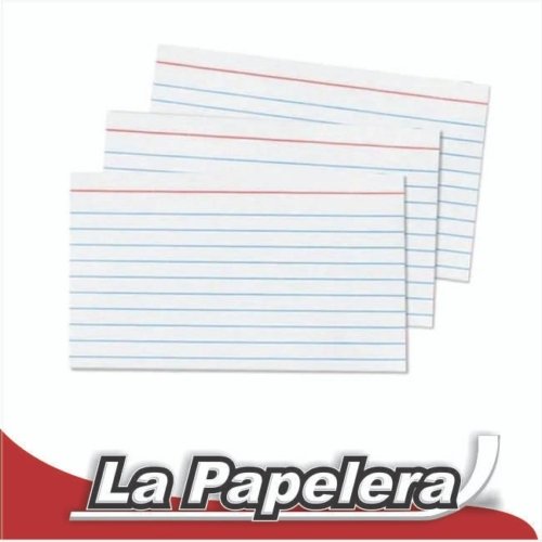 FICHAS RAYADAS N°3  X 100 DISEÑO (6387)