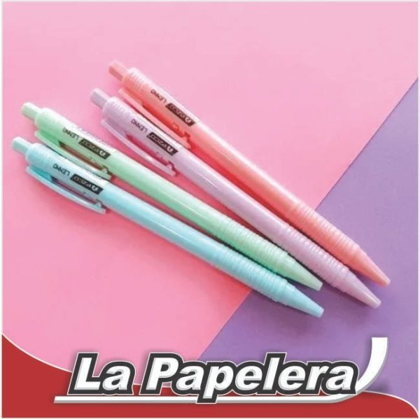 LAPICERA EZCO RETRACTIL LENNO 1 0MM NEGRO (6397)