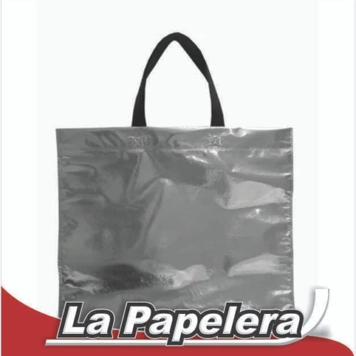 BOLSO FRISELINA CON ASAS 30X40 (METALIZADA) (6475)