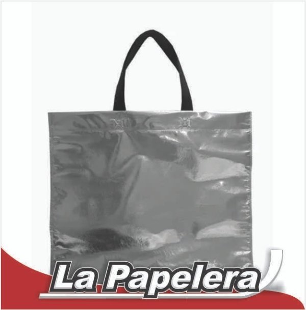 BOLSO FRISELINA CON ASAS 30X40 (METALIZADA) (6475)