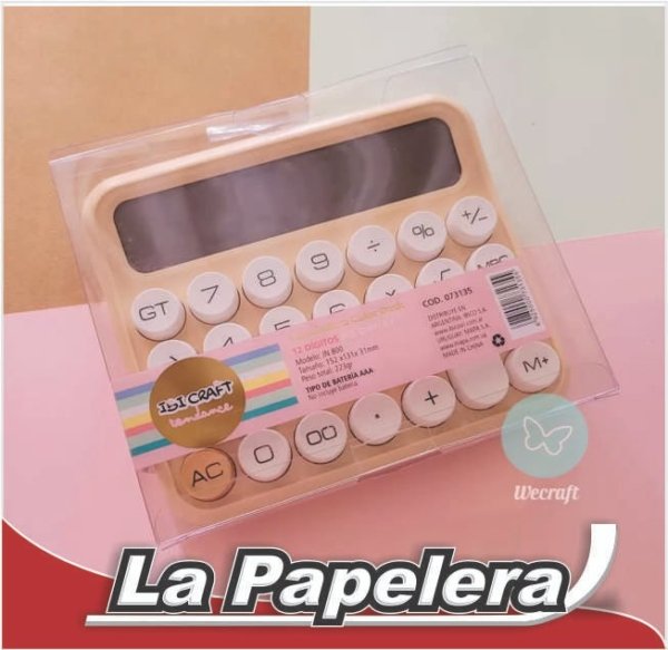 CALCULADORA IBICRAFT 12 DIG. PREMIUM HOR (6487)