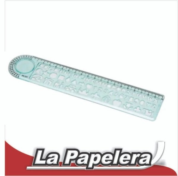 REGLA ESCOLAR C/LUPA 20cm IBI (6489)