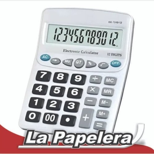 CALCULADORA MOTEX 12 DIGITOS KK-1048M-12 (6490)