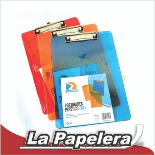 PORTABLOCK A4 PLASTICO TRANSLUCIDO EZCO (6553)