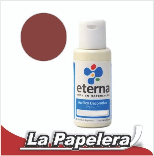 ACRILICO ETERNA 50ML 30 - ROJO OXIDO (6597)