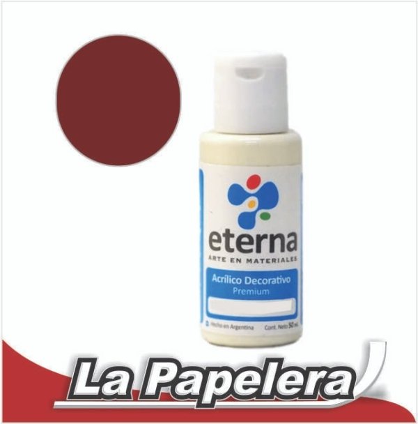 ACRILICO ETERNA 50ML 28 - CARMIN (6598)