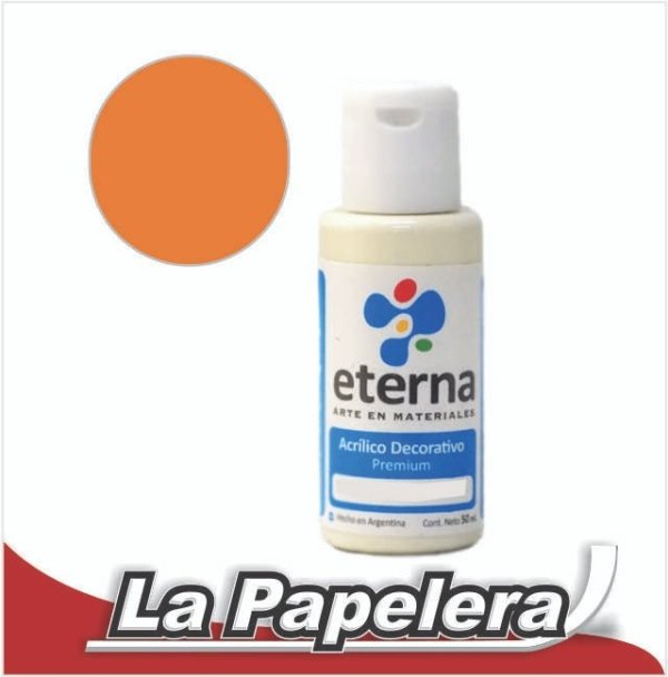 ACRILICO ETERNA 50ML 17 - ANARANJADO (6599)