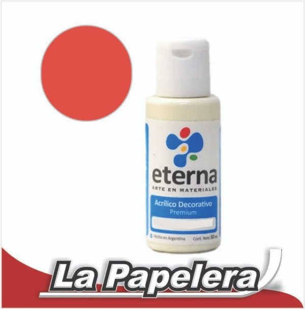 ACRILICO ETERNA 50ML 22 - BERMELLON (6601)