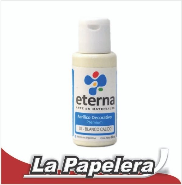 ACRILICO ETERNA 50ML 02 - BLANCO CALIDO (6603)