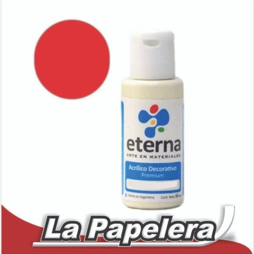ACRILICO ETERNA 50ML 24 - ROJO DE CADMIO (6615)
