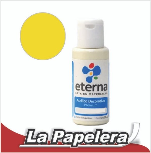 ACRILICO ETERNA 50ML 12 - AMARILLO VERDOSO (6619)