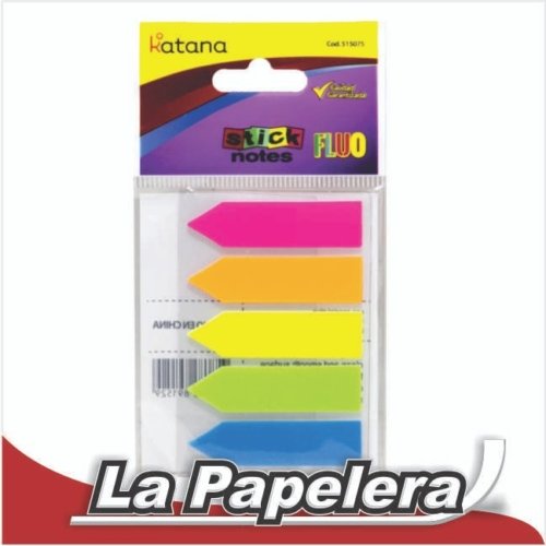 SEÑALADOR FLUOR 1.2X4.5 X 5 COLORES KATANA (6635)