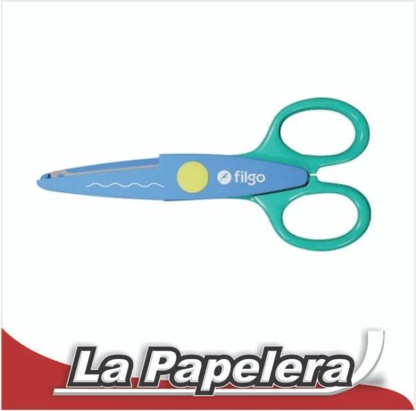 TIJERA 13cm ESCOLAR CON FORMAS FILGO (6638)