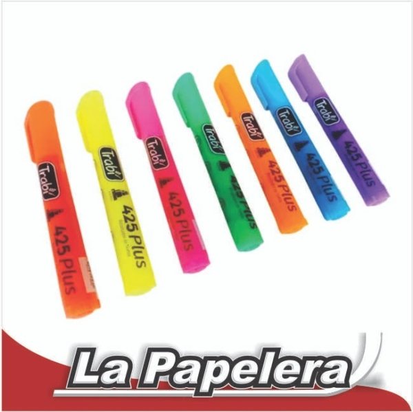 006695.jpg RESALTADOR TRABI FLUO 425PLUS ROSA (6695)