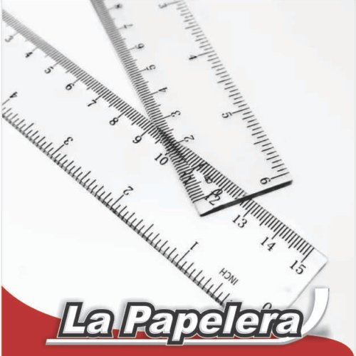 REGLA ESCOLAR 20cm DOBLE ESCALA IBI (3708)