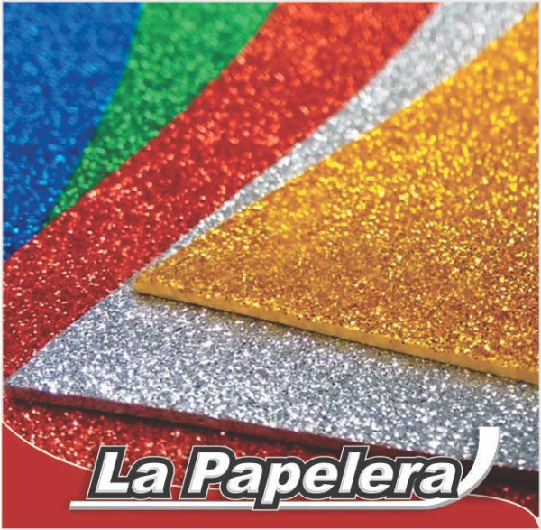 GOMA EVAGLITER 40X60cm 2mm ROSA (2410)