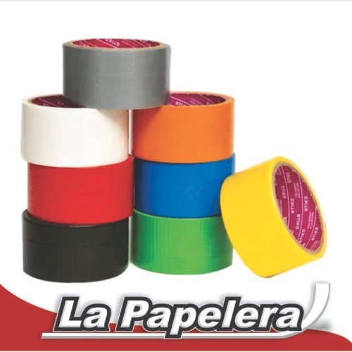 CINTA FIBRADA 48MM X 9 MTS. MOTEX ROJO (5299)