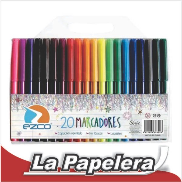 MARCADOR ESCOLAR EZCO X 20 UNID. ESUCHE (5561)