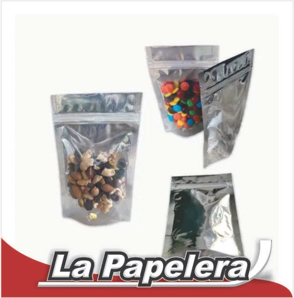 BOLSA DOYPACK METALIZADA 20X28 1500ML 92MIC (5435)