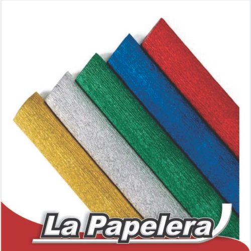PAPEL CREPE PERLADO 50x200cm AMARILLO (4917)