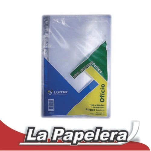 FOLIOS LUMA OFICIO X 100 U. SUPER (1341)
