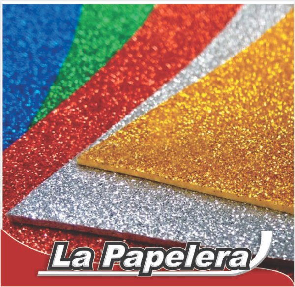 GOMA EVAGLITER 40X60cm 2mm CELESTE IRIDISCENTE (3780)