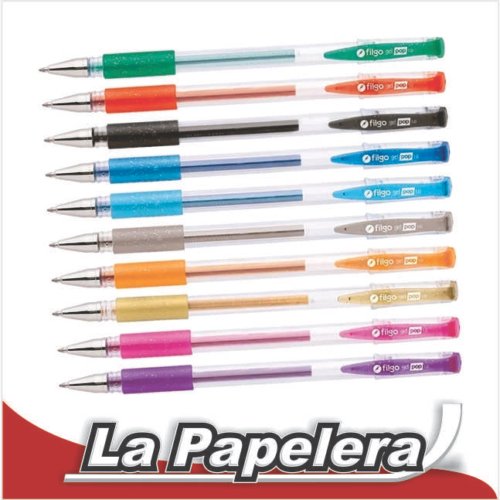 LAPICERA FILGO ROLLER GEL POP GLITER ORO (3895)