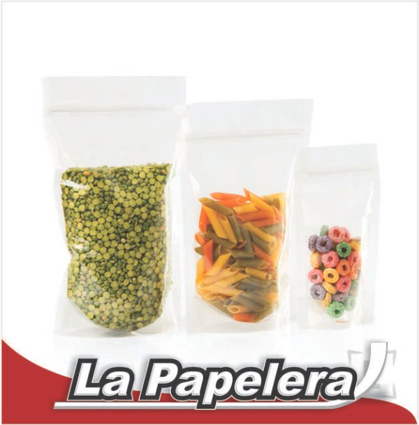 BOLSA DOYPACK CRISTAL 16X30 1000ML 95MIC (5724)