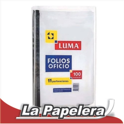 FOLIOS LUMA OFICIO X 100 U. STANDARD (4091)