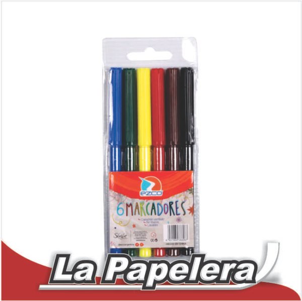 MARCADOR ESCOLAR EZCO X 6 UNID. ESUCHE (5550)